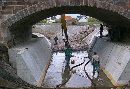 Ausbau der Leine im Stadtgebiet Bitterfeld (Sachsen-Anhalt)